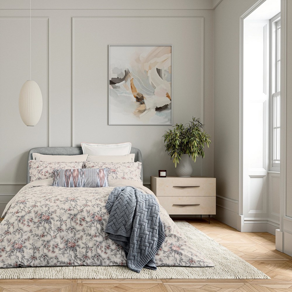 Estelle Bedding by Bedeck of Belfast in Chambray Pink